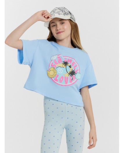 Футболка небо +печать