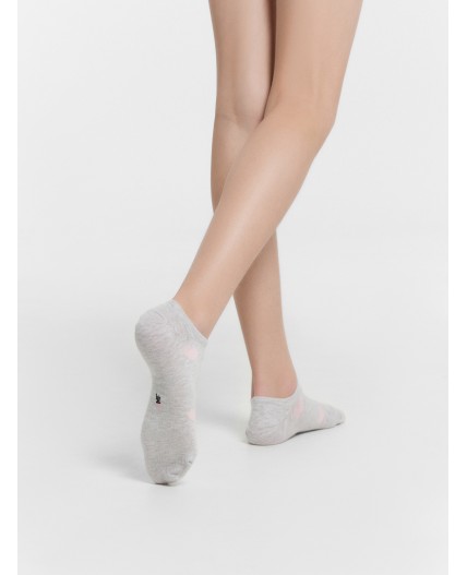 Носки св.серый меланж
