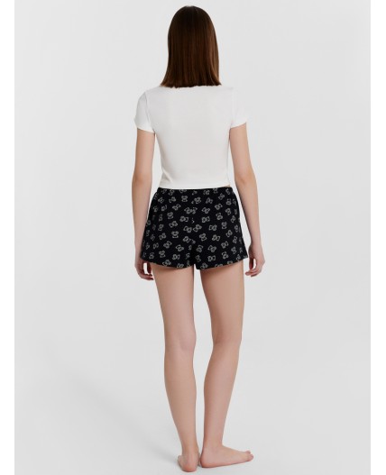 Комплект белый +мишки на черном