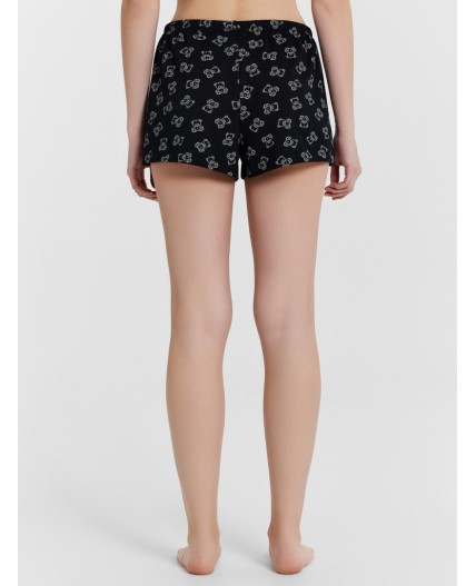 Шорты домашние мишки на черном