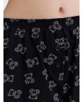 Шорты домашние мишки на черном