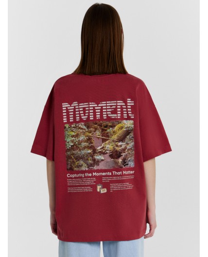 Футболка терракот +печать