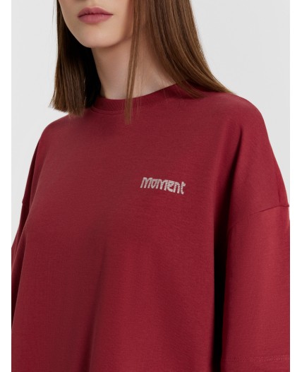 Футболка терракот +печать