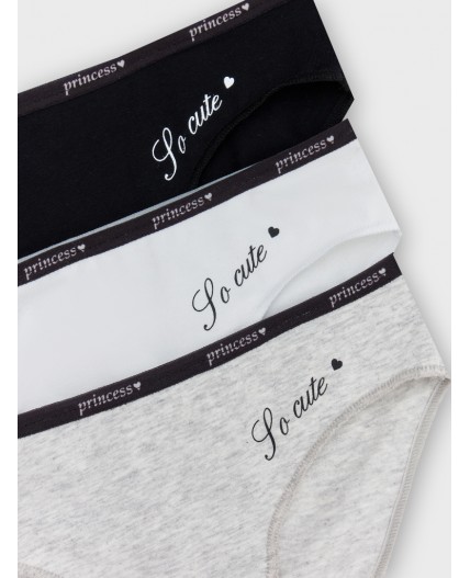 Трусы белый +печать3