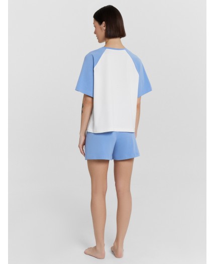 Комплект белый +св.синий +печать