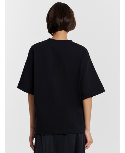 Футболка черный +печать