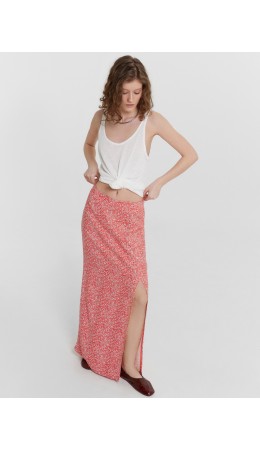 Юбка белые цветы на фиесте