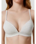 Бюстгальтер серый меланж 4306-А-3