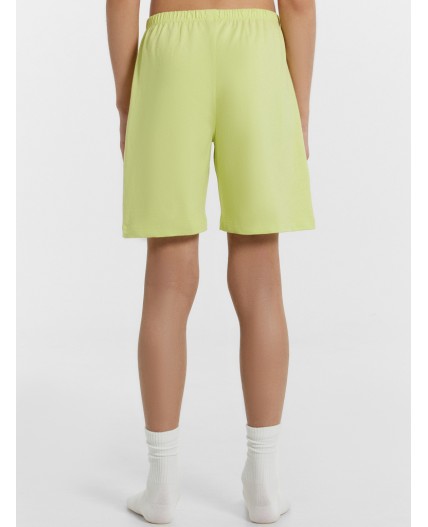 Пижама белый +нежно -салатовый +печать