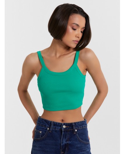 Топ зеленый топаз