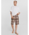 Шорты коричневая клетка