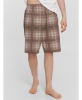 Шорты коричневая клетка