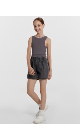 Шорты т.серый