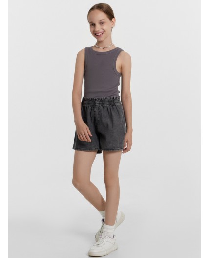 Шорты т.серый