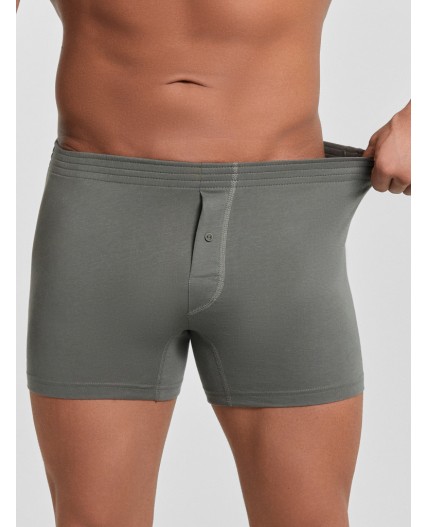 Трусы камень +клетка на т.зеленом +черный