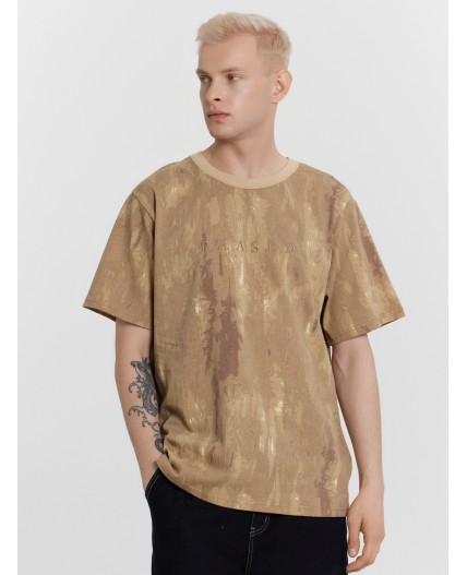 Футболка песочный tie dye