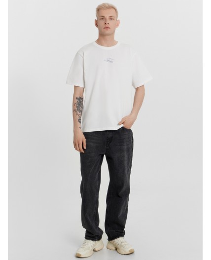 Футболка белый +печать