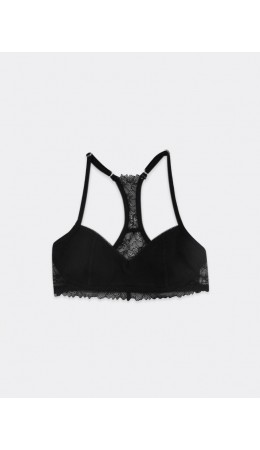 Бюстье черный