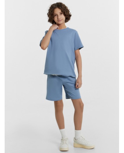 Комплект серо -синий