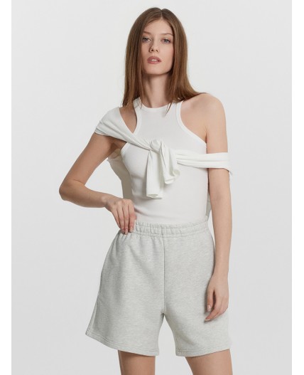 Шорты серый меланж 4306-А