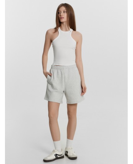Шорты серый меланж 4306-А
