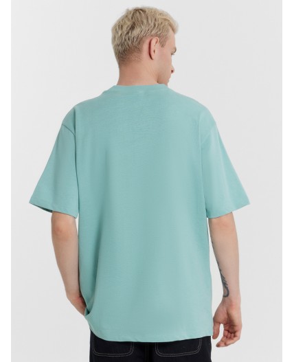 Футболка пыльная бирюза