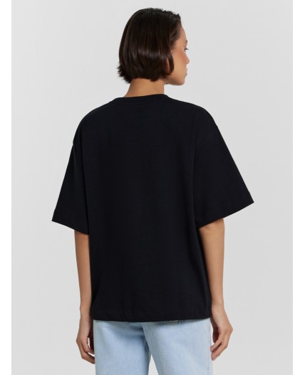 Футболка черный +печать1