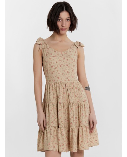 Сарафан цветочки на ирландском креме