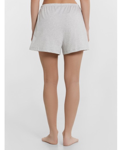 Пижама серый меланж 4306-А +печать2