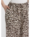 Брюки крупный леопард