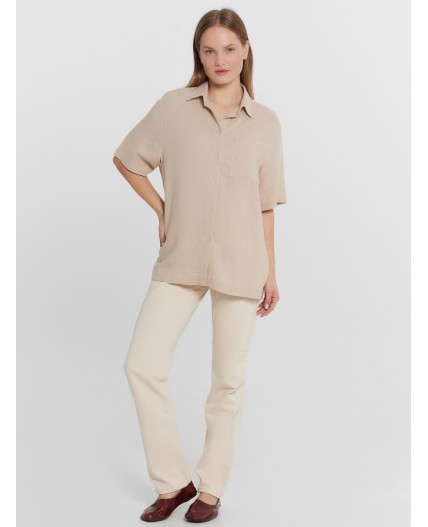 Рубашка св.бежевый