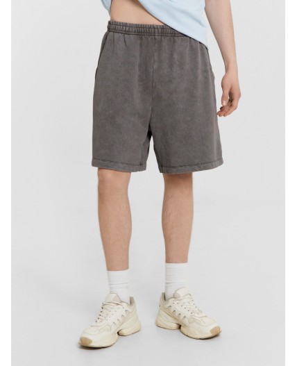 Шорты ACID WASH т.оливковый