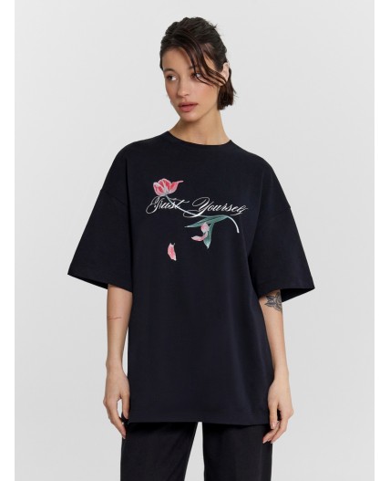 Футболка черный +печать9