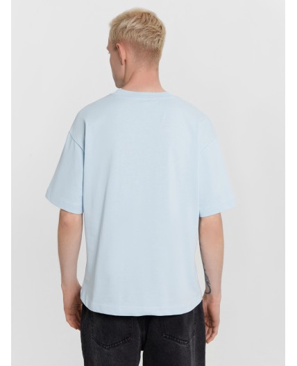 Футболка серо-голубой