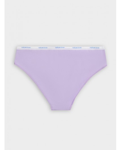 Трусы св.лиловый +печать