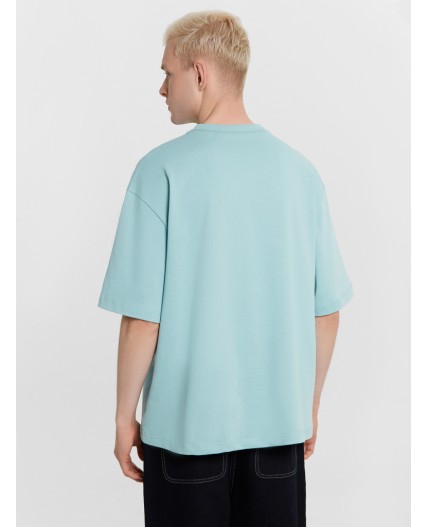 Футболка пыльная бирюза