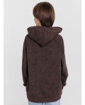 Худи коричневый acid wash