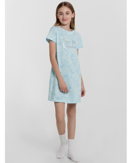 Сорочка единороги на сахарной пудре