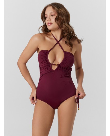 Купальник винный