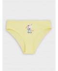 Трусы ярко -желтый +печать
