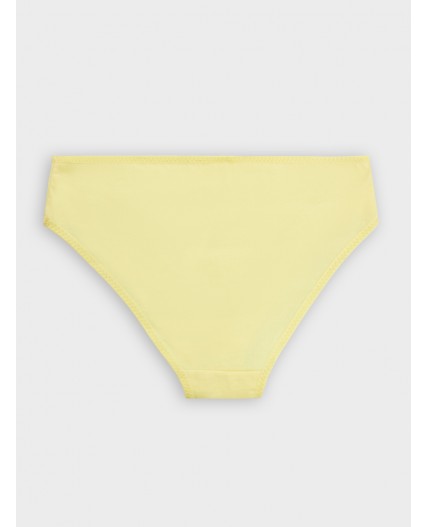 Трусы ярко -желтый +печать