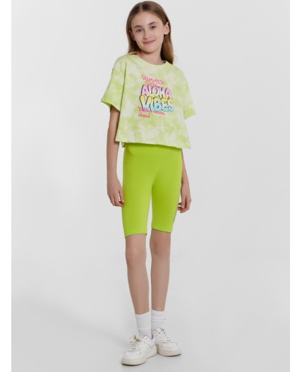 Футболка пятна на лайме