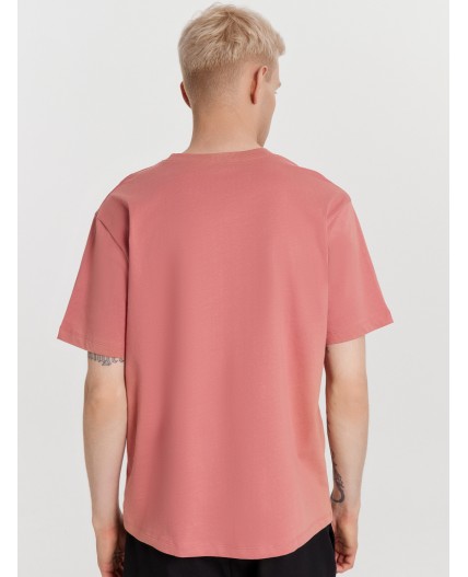 Футболка св.терракотовый +печать