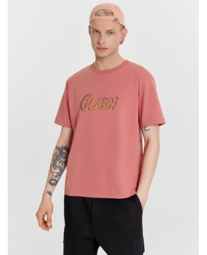 Футболка св.терракотовый +печать