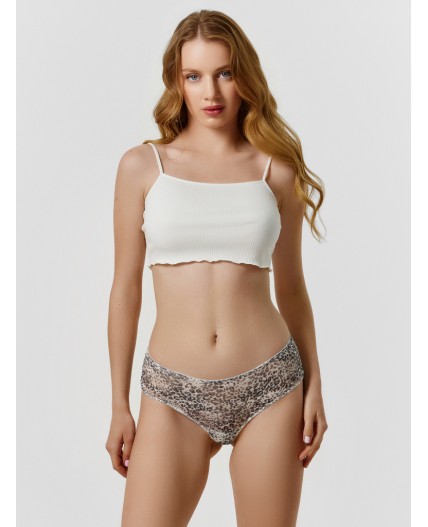 Трусы анималистичный принт на белом2