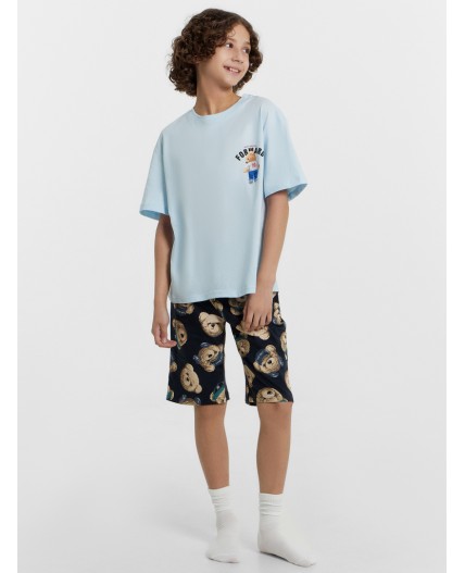 Пижама кристалл +мишки на неви