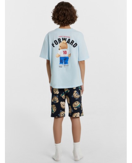 Пижама кристалл +мишки на неви