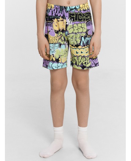 Комплект цветные граффити на черном