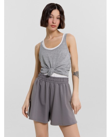 Шорты т.серый