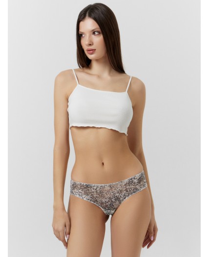 Трусы анималистичный принт на белом